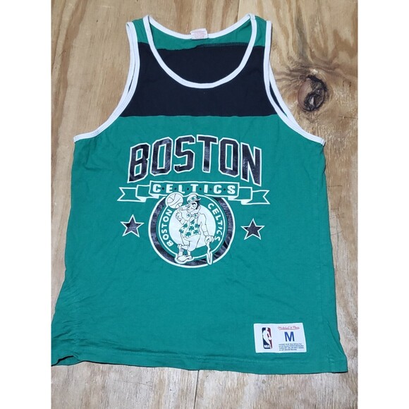 Boston Celtics Mitchell & Ness Color Blocked Tank Adult M SLEEVELESS @L3 - Picture 2 of 10